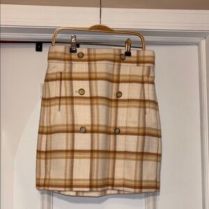 NWT Loft Checked Mini Skirt - SP
